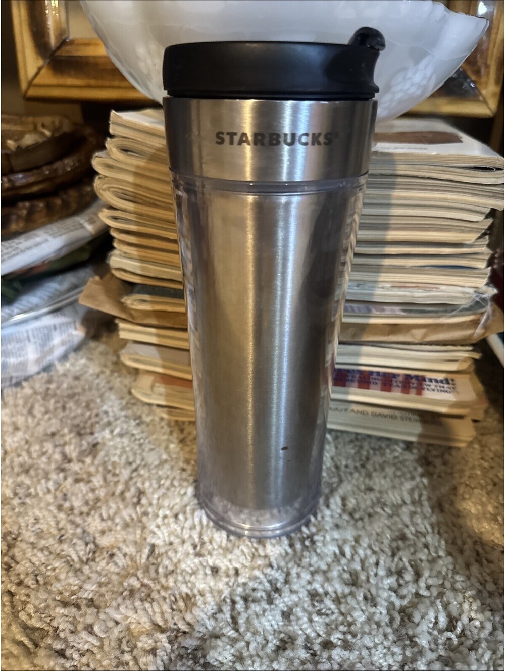 Starbucks 2011 Stainless Steel Raw Unfinished Tumbler, 16 oz.
